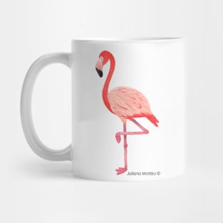 Flamingo Bird Realistic Illustration Mug